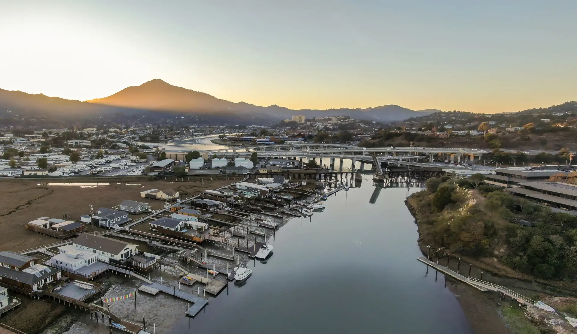 Homes in Corte Madera, Marin County, California
